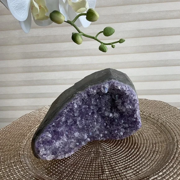 Purple Amethyst Geode - Picture 1 of 11